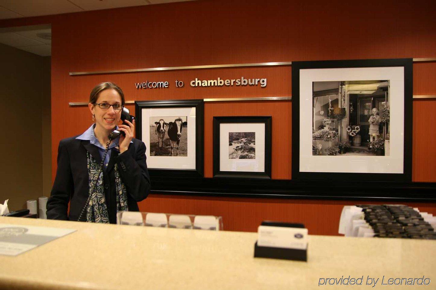 Hampton Inn Chambersburg Interior foto